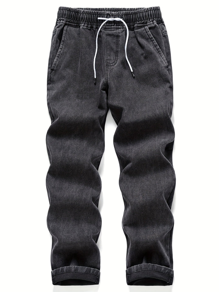 Heren Jeans | Trekkoordsluiting | Casual & Komfortabel | Buitenactiviteiten | Denim