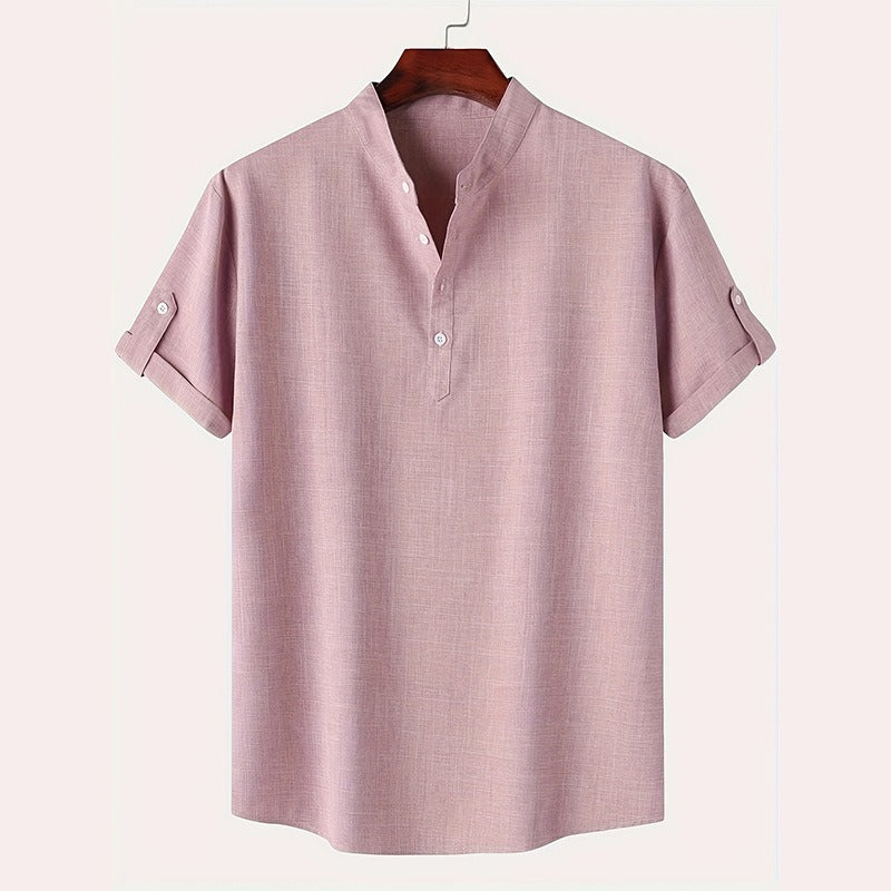 Heren Henley-Shirt | Lichtgewicht & Ademend | Casual Zomerstijl