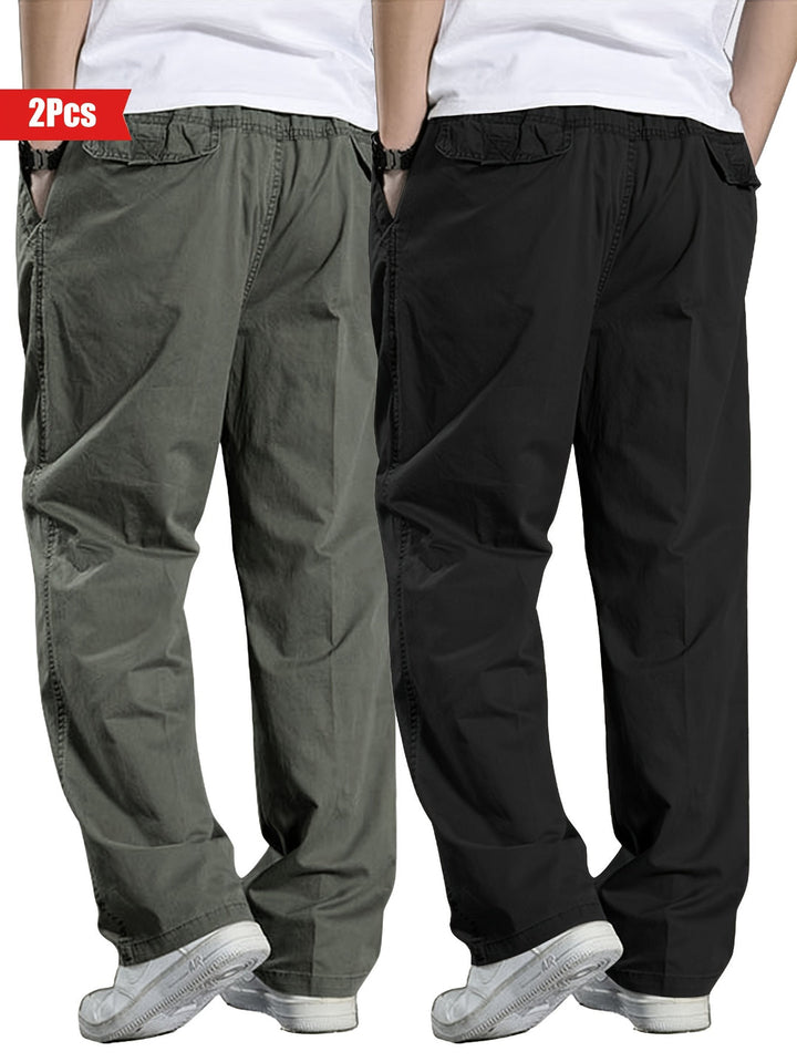 Herenset van 2 Broeken | 100% Katoen & Losse Pasvorm | Outdoor & Casual Kleding