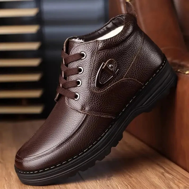 Heren Schoenen | Premium Elegant | Vetersluiting | Enkelhoog
