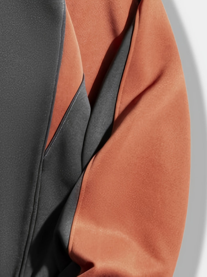 Heren Sweatshirt | Modern & Veelzijdig | Kleurblok Ontwerp | Klassieke Ronde Hals