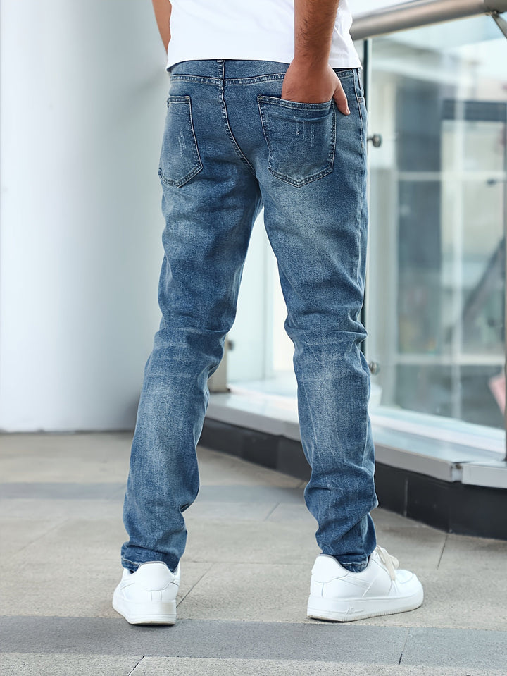 Heren Casual Jeans | Medium Stretch & Klassiek Design | Denimbroek