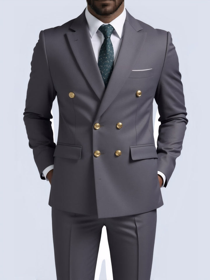 Heren Pak 2-Delig | Slim Fit | Double Breasted | Elegant & Formeel