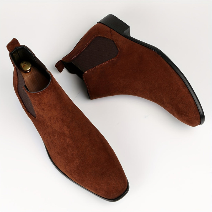 Laarzen Heren | Elastische Enkellaarzen | Slip-On & Antislip Zool | Schoenen Heren