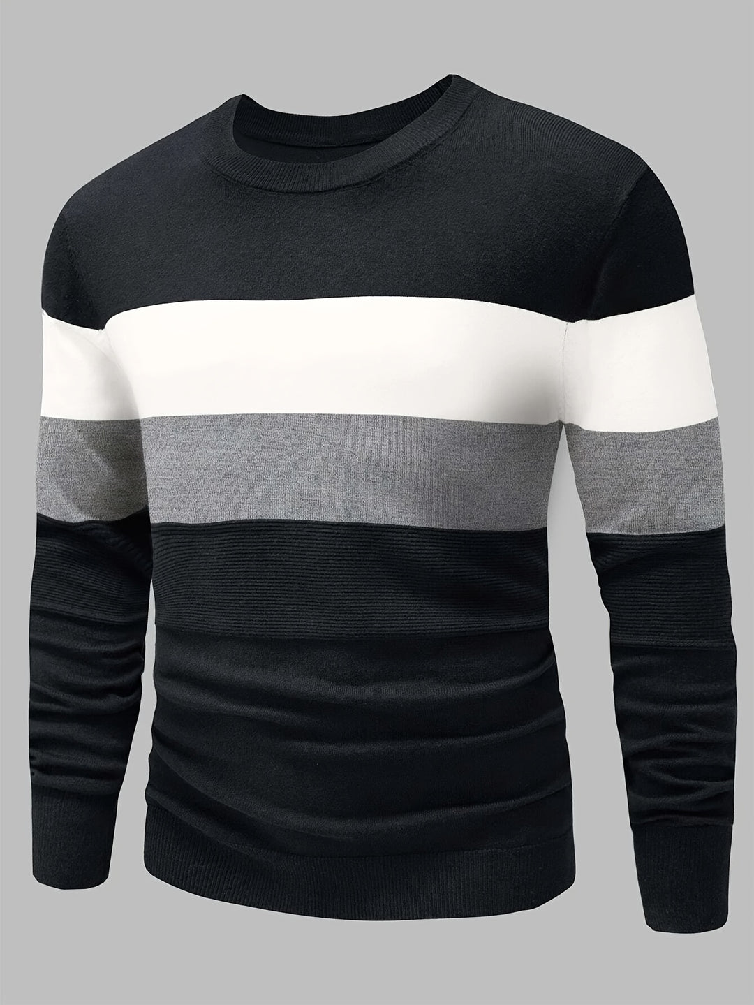 Truien Heren | Slim Fit | Gestreept Design | Gebreid