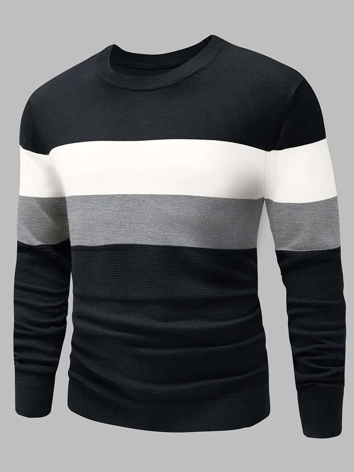 Truien Heren | Slim Fit | Gestreept Design | Gebreid