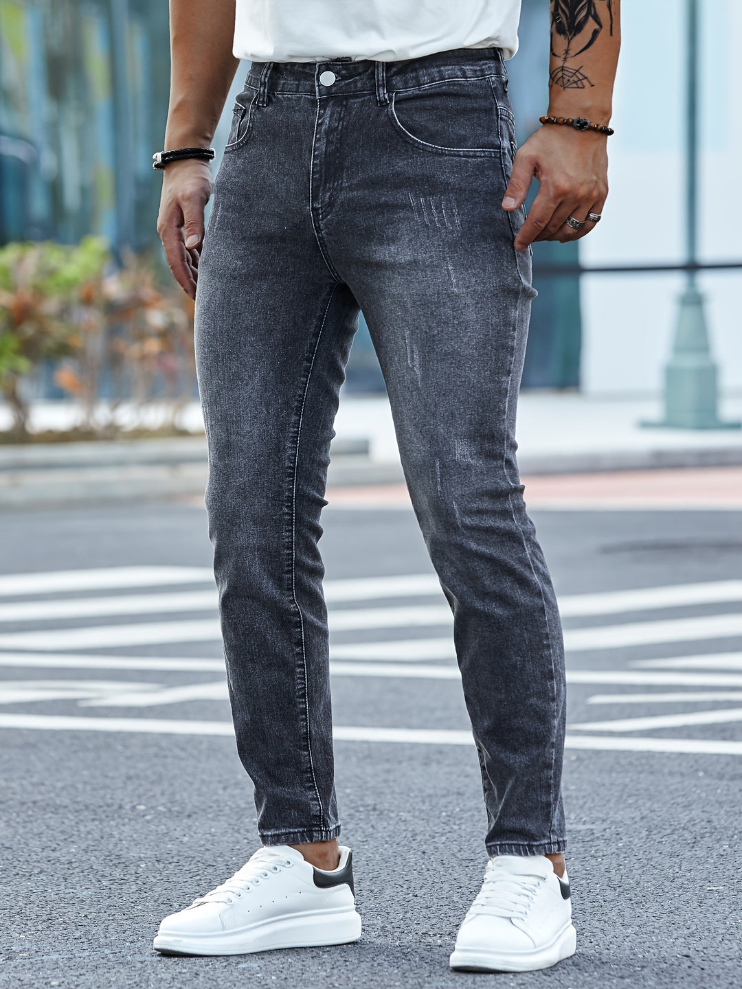 Heren Skinny Fit Jeans | Medium stretch en comfort | Veelzijdig denim