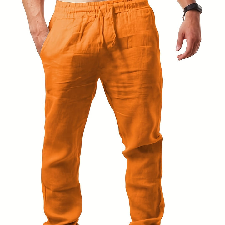 Heren Broek | Tapered | Trekkoord | Zomer