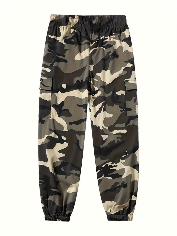 Heren Camouflage Cargobroek | Multifunctioneel voor Wandelen & Outdoor