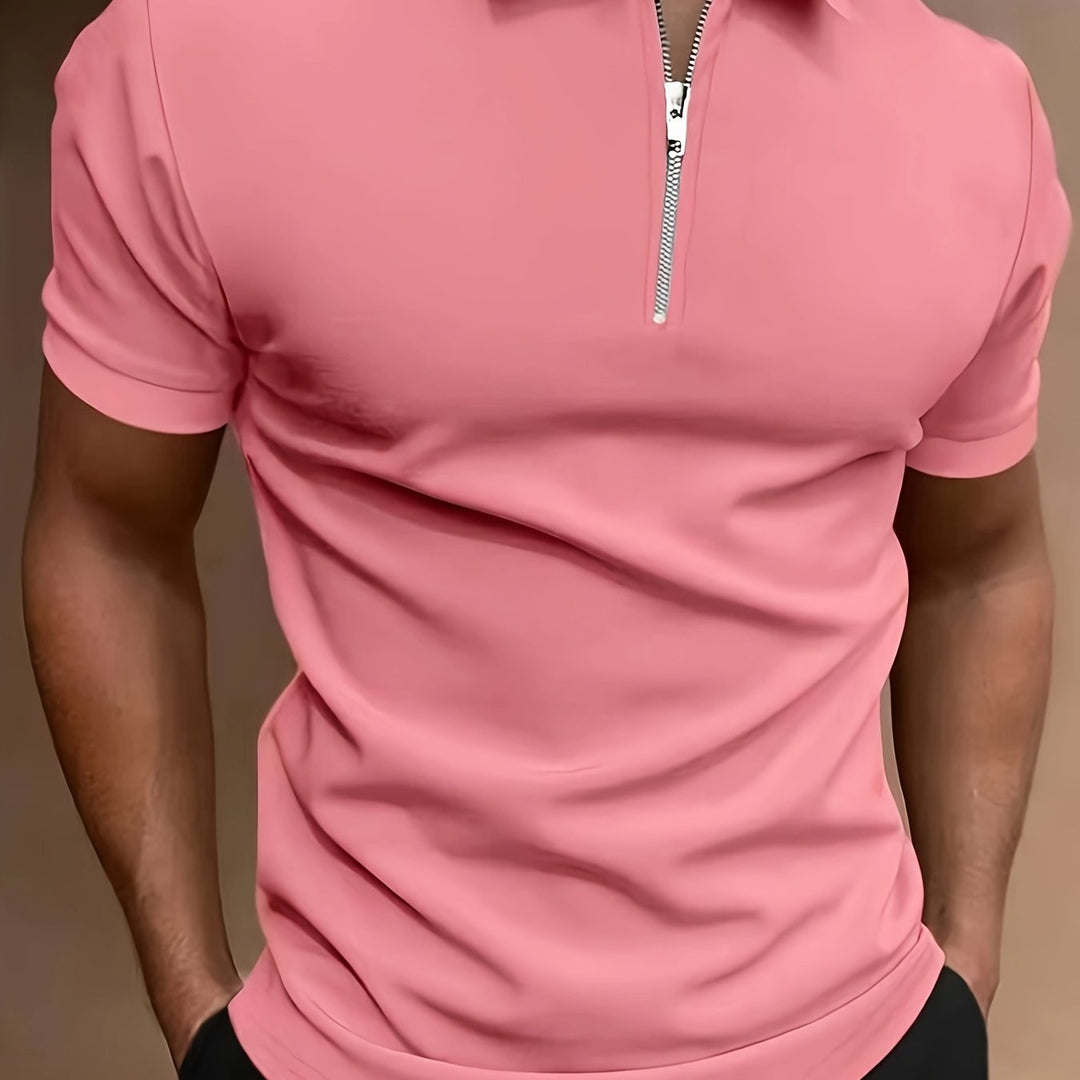Heren Polo | Slimfit | Ritssluiting | Zomer