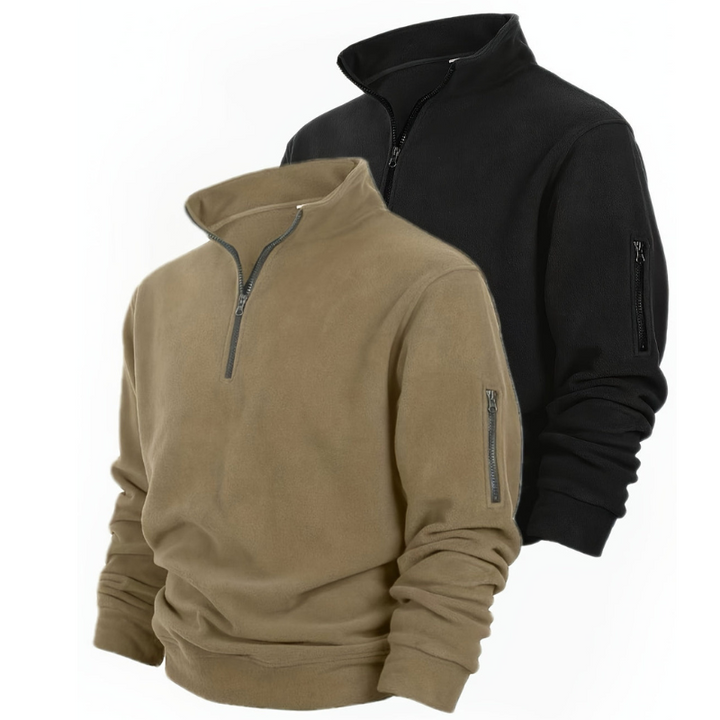 Truien Heren | Half-Zip | Comfortabel & Casual | Effen Design