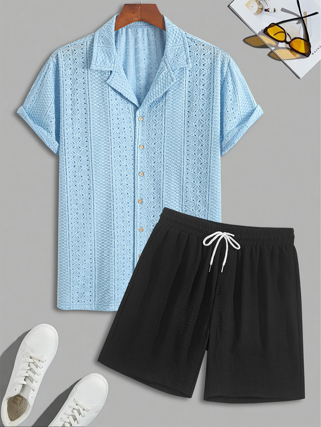 Heren Set | Straight | Met Knoopjes | Zomer