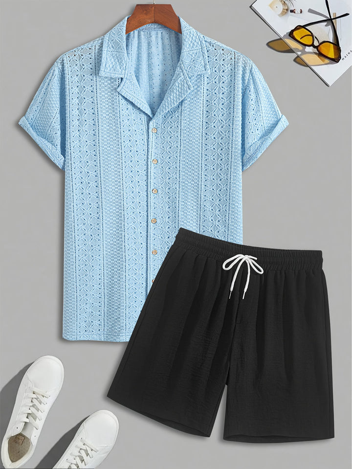Heren Set | Straight | Met Knoopjes | Zomer