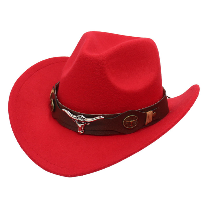 Cowboy Hoed | Klassiek Model | Vegan Leer & Gevlochten Kinband | Verstelbaar Design