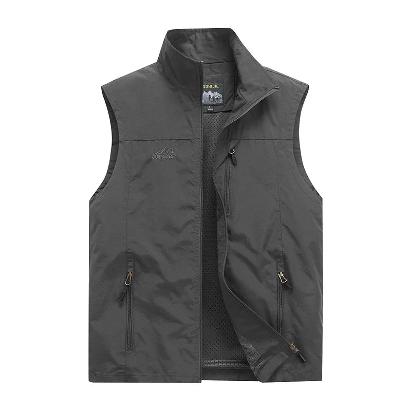 Heren Bodywarmer | Elegant | Met Rits | Zomer