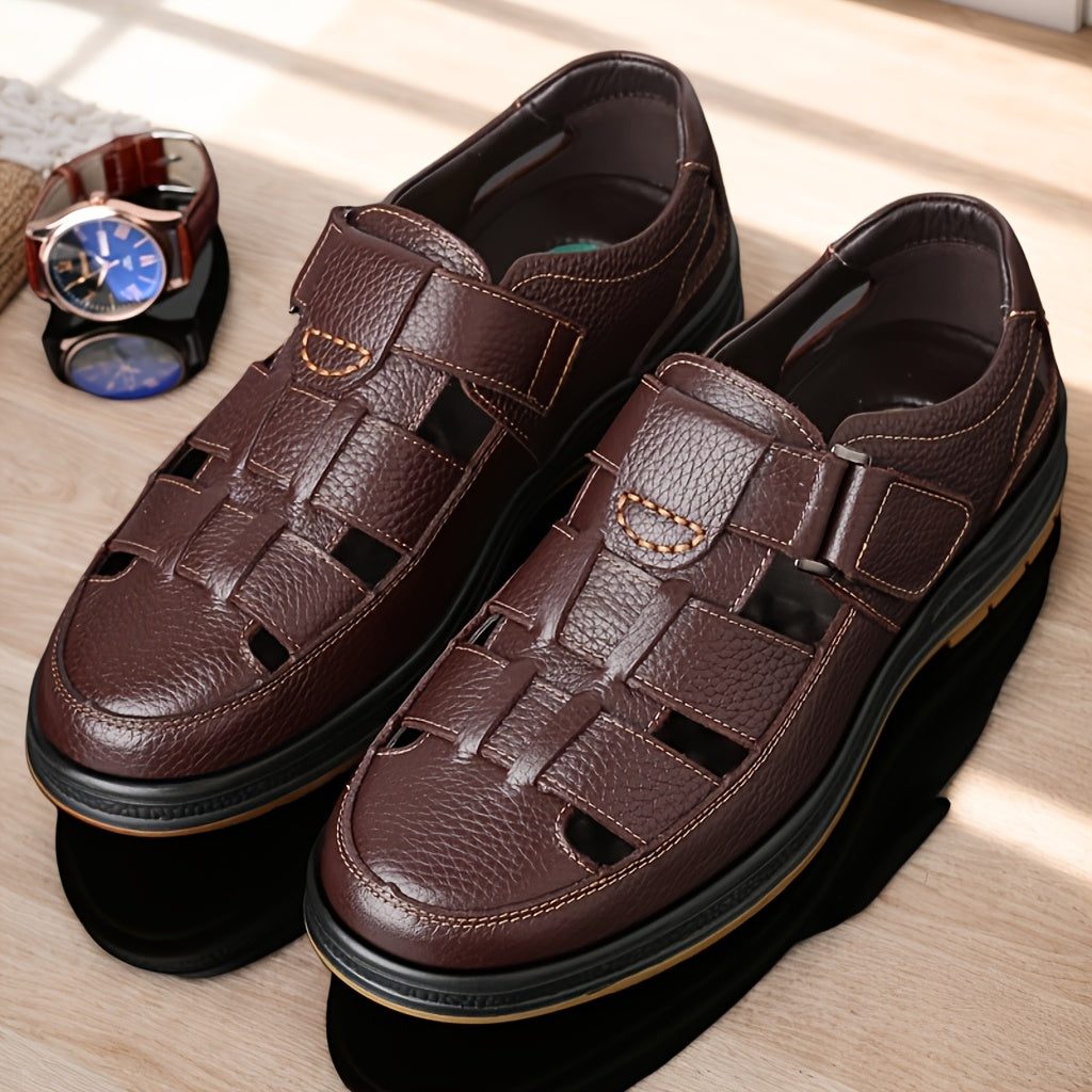 Heren Sandalen | Ademend & Antigeur | Comfortabel & Duurzaam | Runderleer Bovenwerk