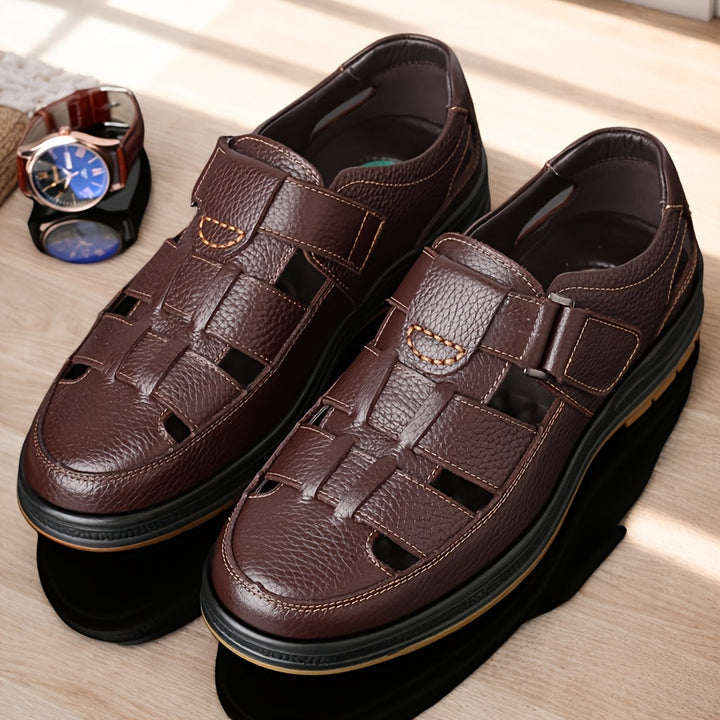 Heren Sandalen | Ademend & Antigeur | Comfortabel & Duurzaam | Runderleer Bovenwerk