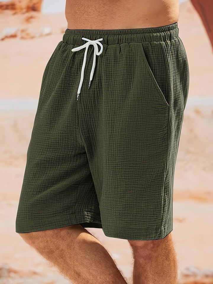 Heren Short | Straight | Trekkoord | Zomer