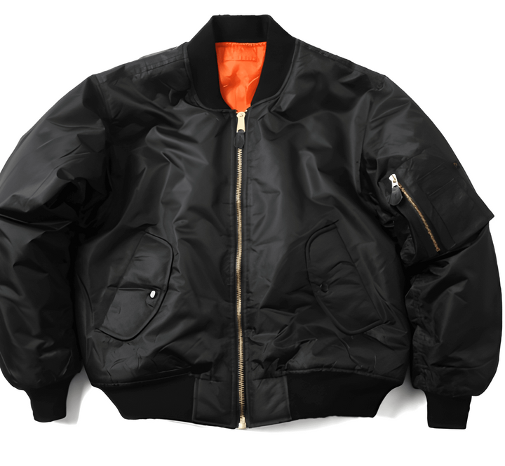 Winterjas Heren | Klassieke Bomberjas | Met Ritssluiting & Opstaande Kraag