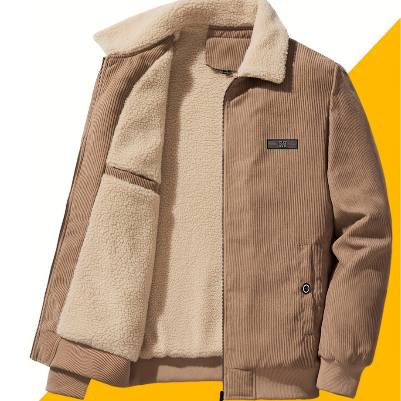 Winterjas Heren | Vintage Jas | Warm met Reverse kraag
