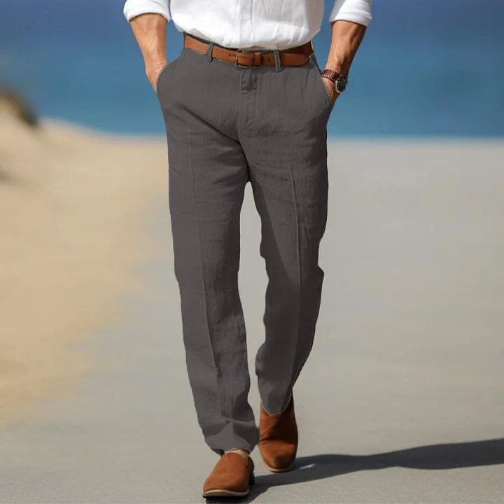 Heren Broek | Straight | Nette Pasvorm | Zomer