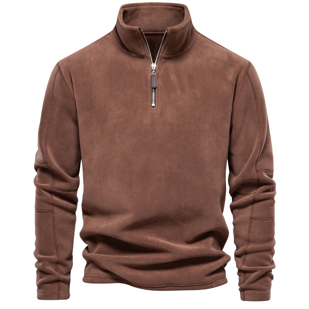 Truien Heren | Thermische Sweater | Half-Zip Staande Kraag | Winter
