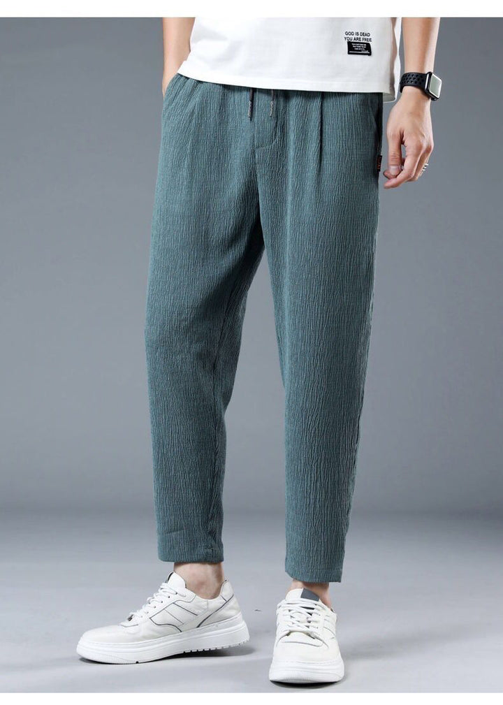 Heren Broek | Tapered Elegant | Elastische Taille | Zomer