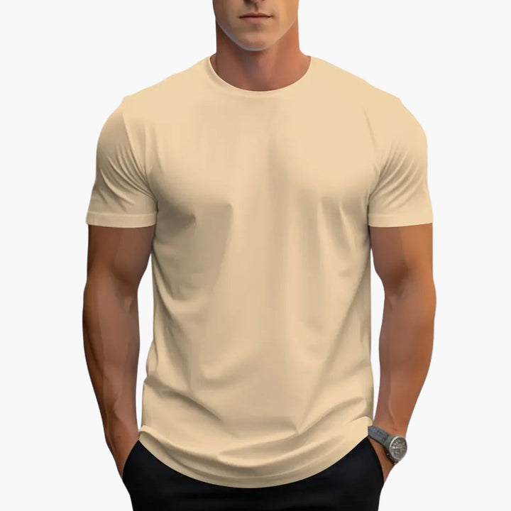 Heren T-Shirt | Ronde Hals | Korte Mouwen | Recht