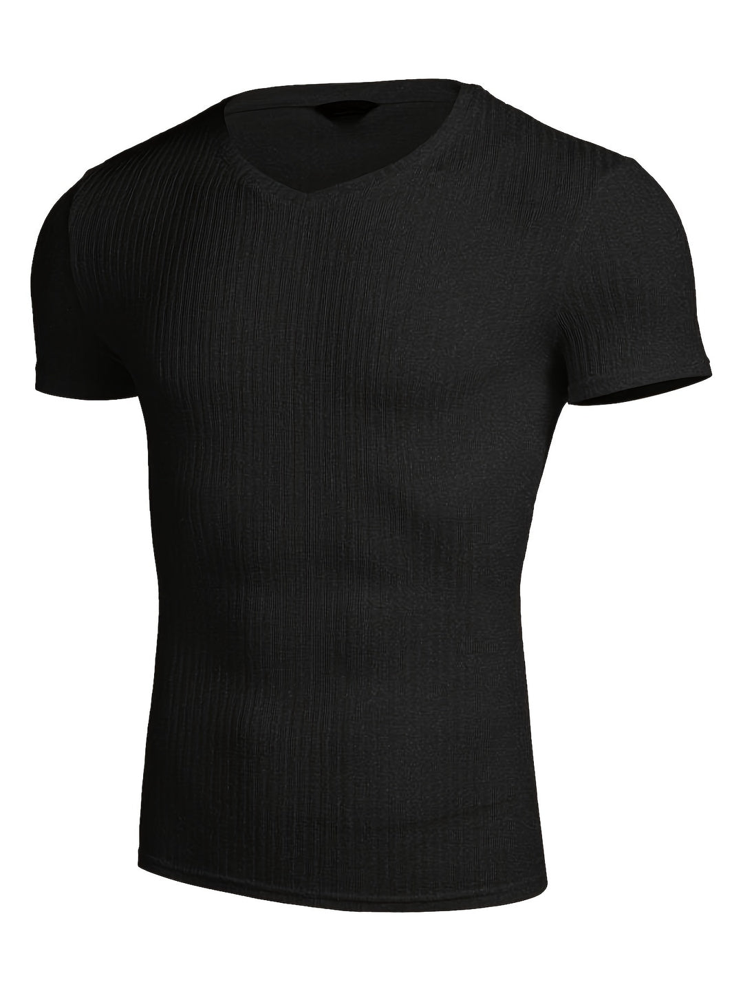 Heren Overhemd | Stevig & Casual | V-hals | Korte Mouwen | Zomer