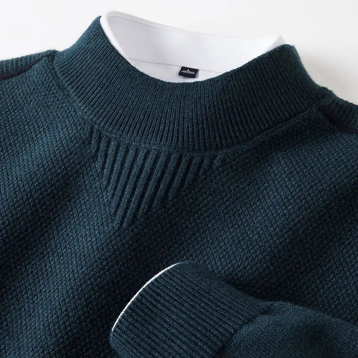 Heren Trui | Slimfit | Lange Mouw | Retro