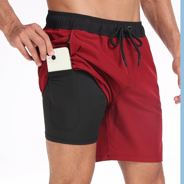 Heren Strandshort | Sneldrogend & Lichtgewicht | Ademend Comfort voor Zomer & Sport