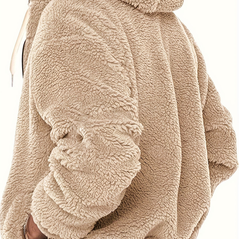 Winterjas Heren | Plush Hoodie Jas | Warm & Stijlvol Design