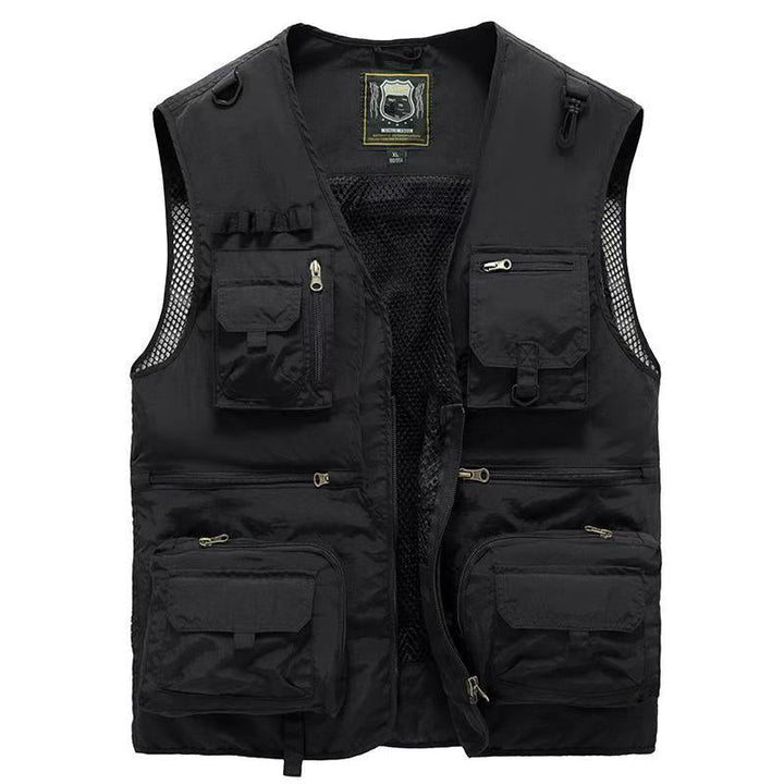 Heren Bodywarmer | Tactisch Werkvest | Mesh & Opbergzakken | Winter