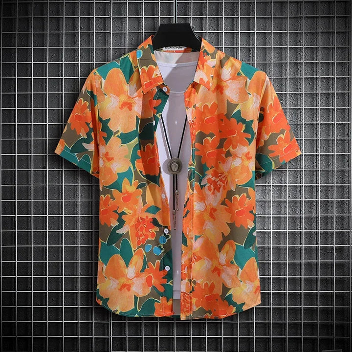Heren Shirt | Tropisch | Knoopsluiting | Zomer