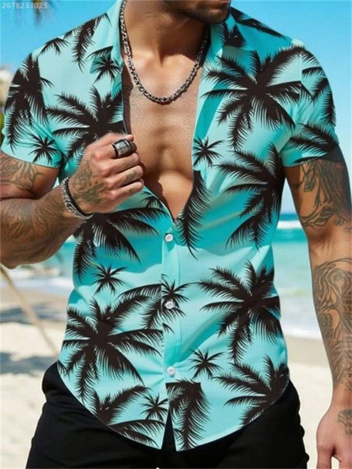 Heren Shirt | Slimfit | Met Knoopjes | Zomer