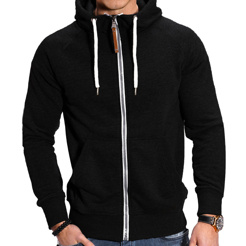 Heren Hoodie | Sportieve Hoodie met Rits | Comfortabel & Casual Kleding