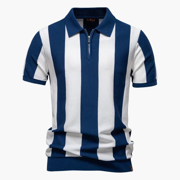 Heren Polo | Retro | Ritssluiting | Zomer