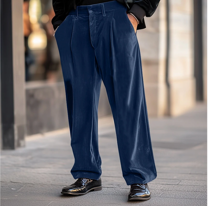 Stijlvolle ribfluwelen broek voor heren met comfort en tijdloze charme | Kevin