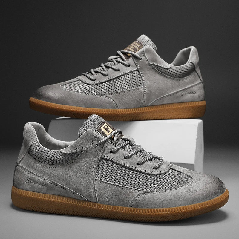 Heren Sneakers | Retro | Vetersluiting | Zomer