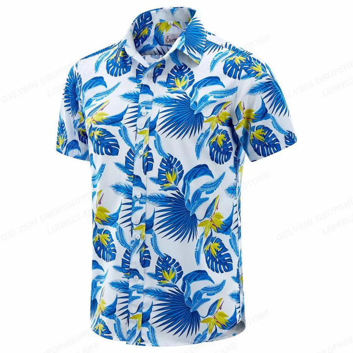 Heren Shirt | Hawaiiaanse Print | Resortstijl | Zomer