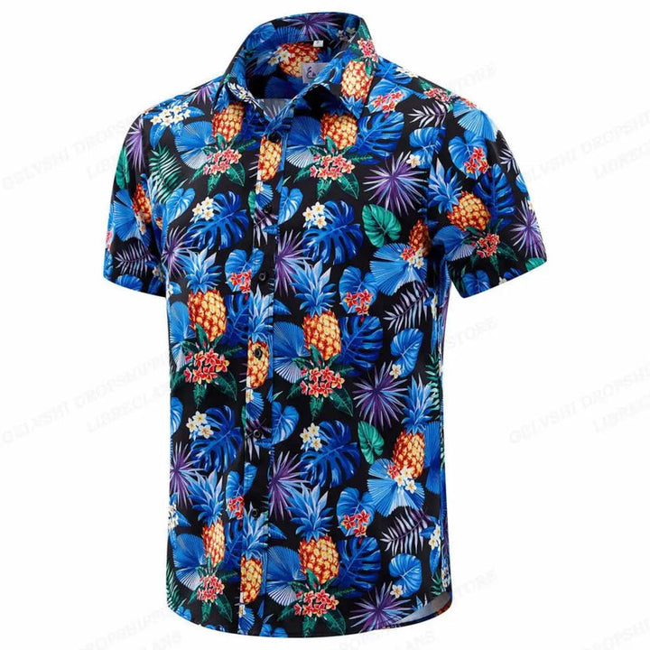 Heren Shirt | Hawaiiaanse Print | Resortstijl | Zomer