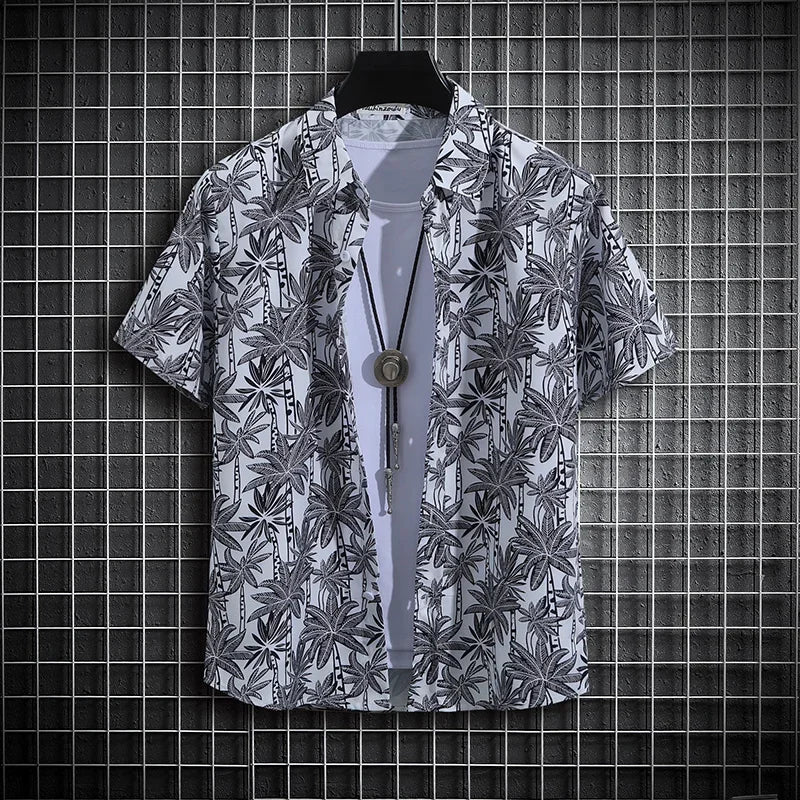 Heren Shirt | Tropisch | Knoopsluiting | Zomer
