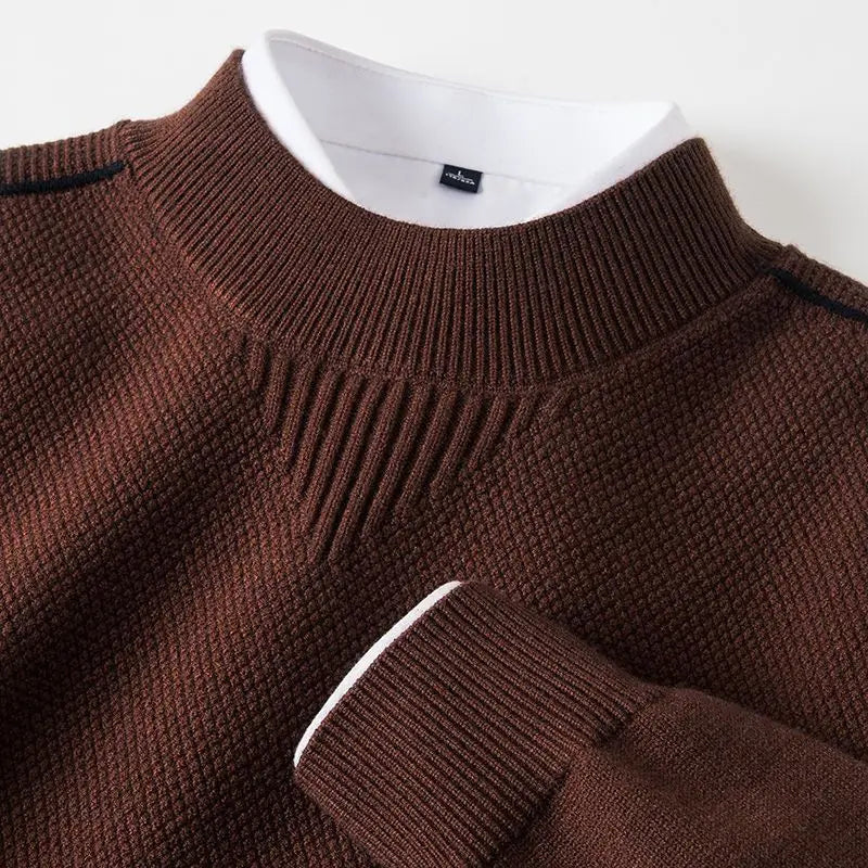 Heren Trui | Slimfit | Lange Mouw | Retro