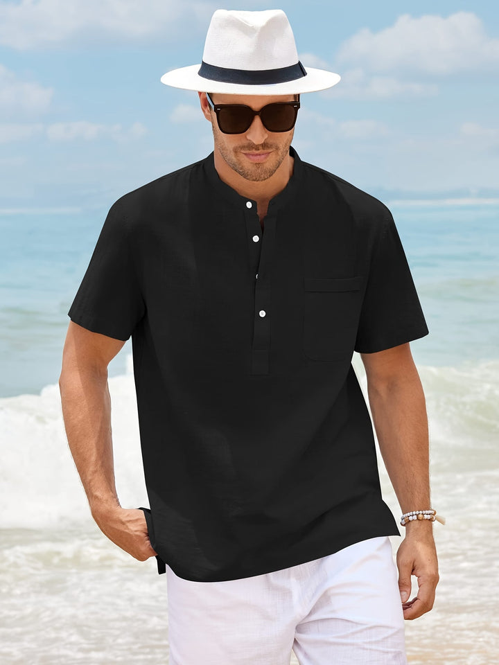 Heren Shirt | Elegant | Korte Mouw | Zomer