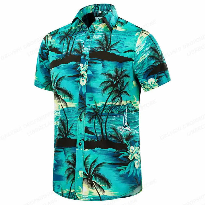 Heren Shirt | Palmprint | Zomerse Look | Zomer