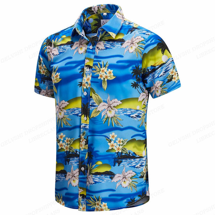 Heren Shirt | Palmprint | Zomerse Look | Zomer