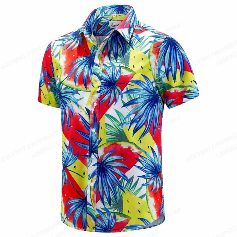 Heren Shirt | Palmprint | Zomerse Look | Zomer