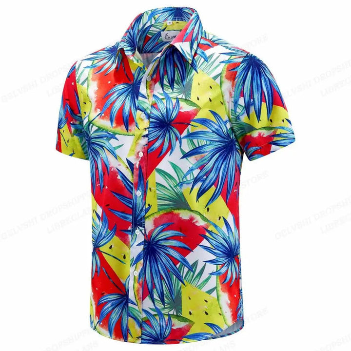 Heren Shirt | Palmprint | Zomerse Look | Zomer