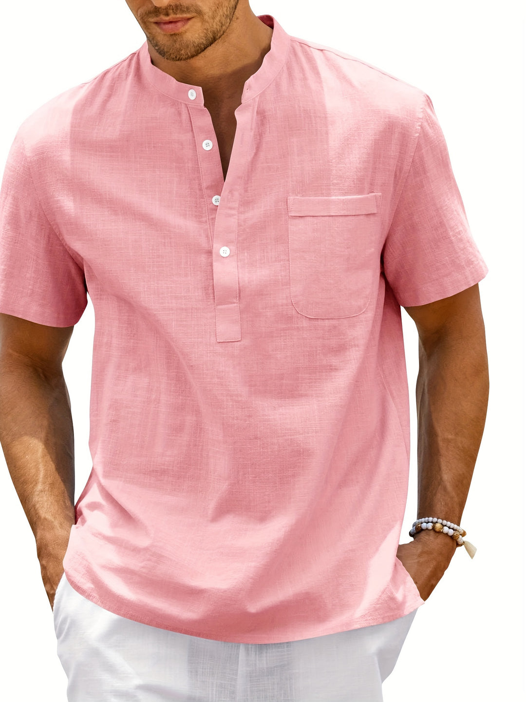 Heren Shirt | Elegant | Korte Mouw | Zomer