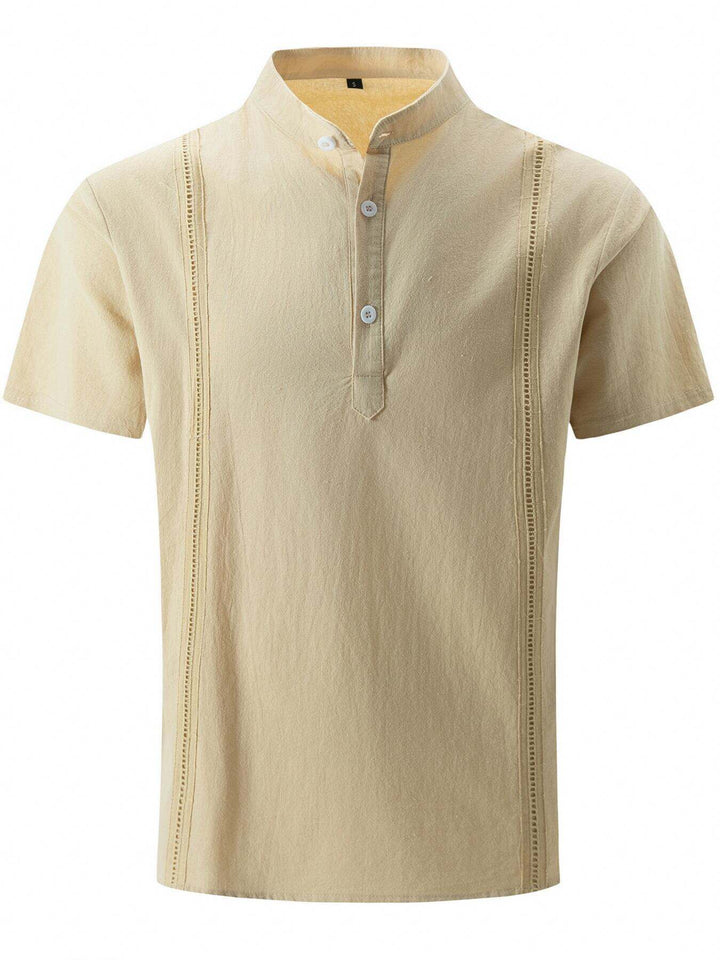 Heren Shirt | Straight Elegant | Korte Mouw | Zomer